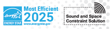 Energy Star 2025 Most Efficient, Sound and Space Constant Solution