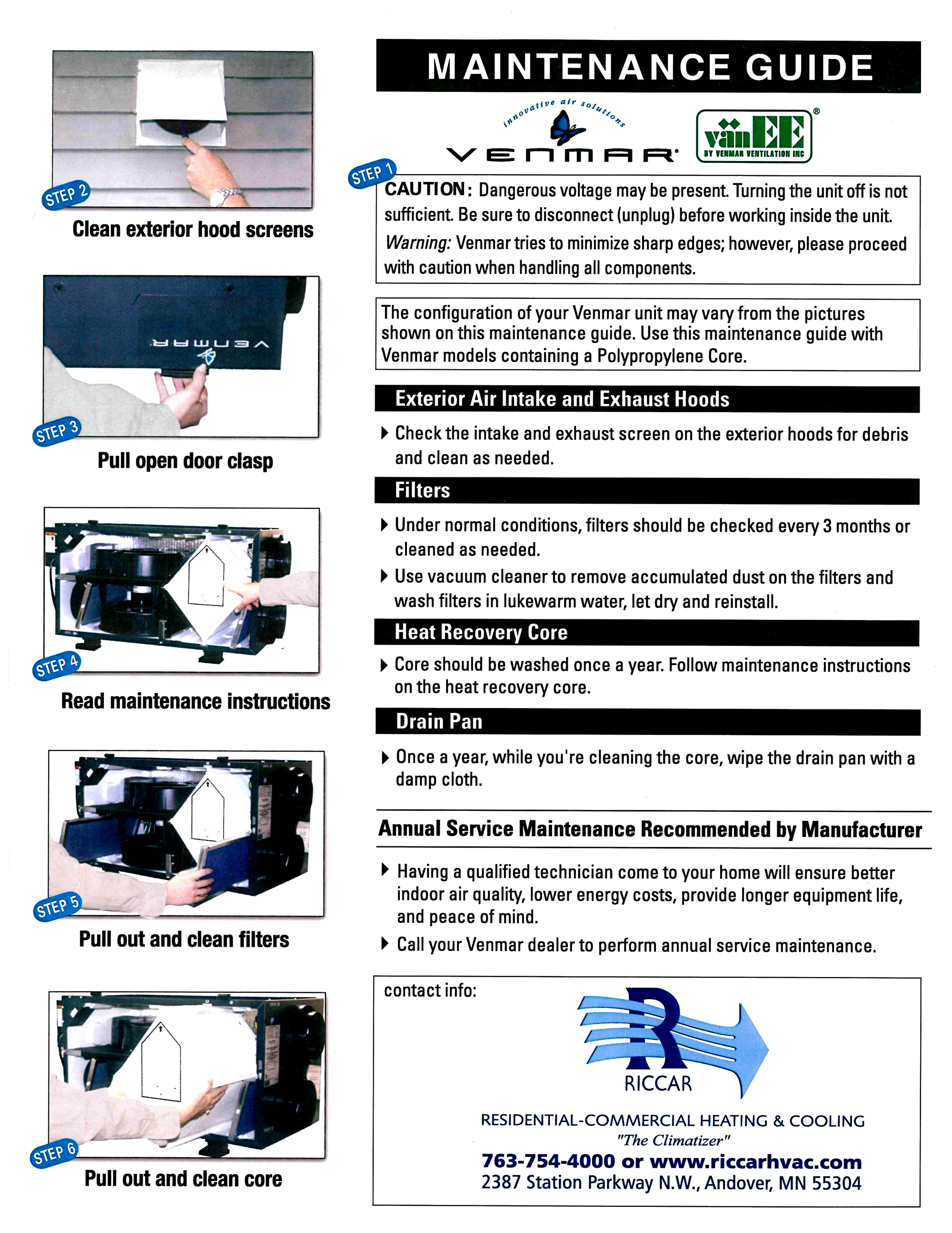 HRV Maintenance Guide